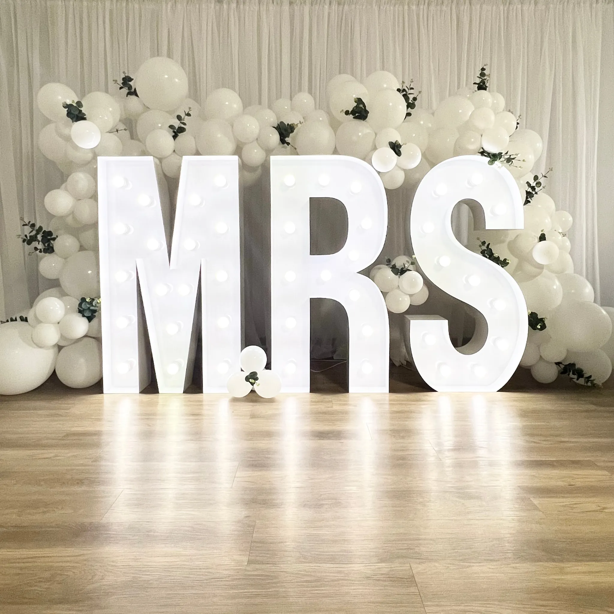 Large 4ft Tall LED Marquee Letter - M