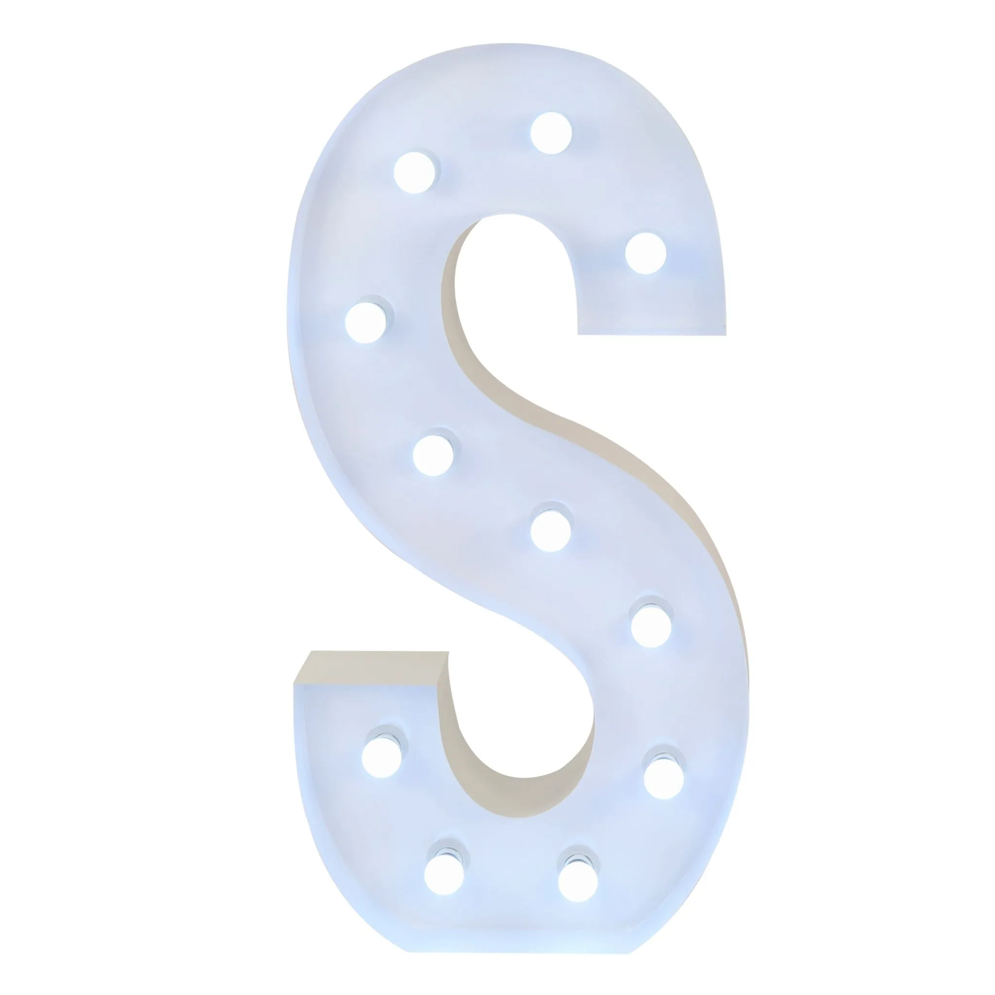 Large 4ft Tall LED Marquee Letter - S