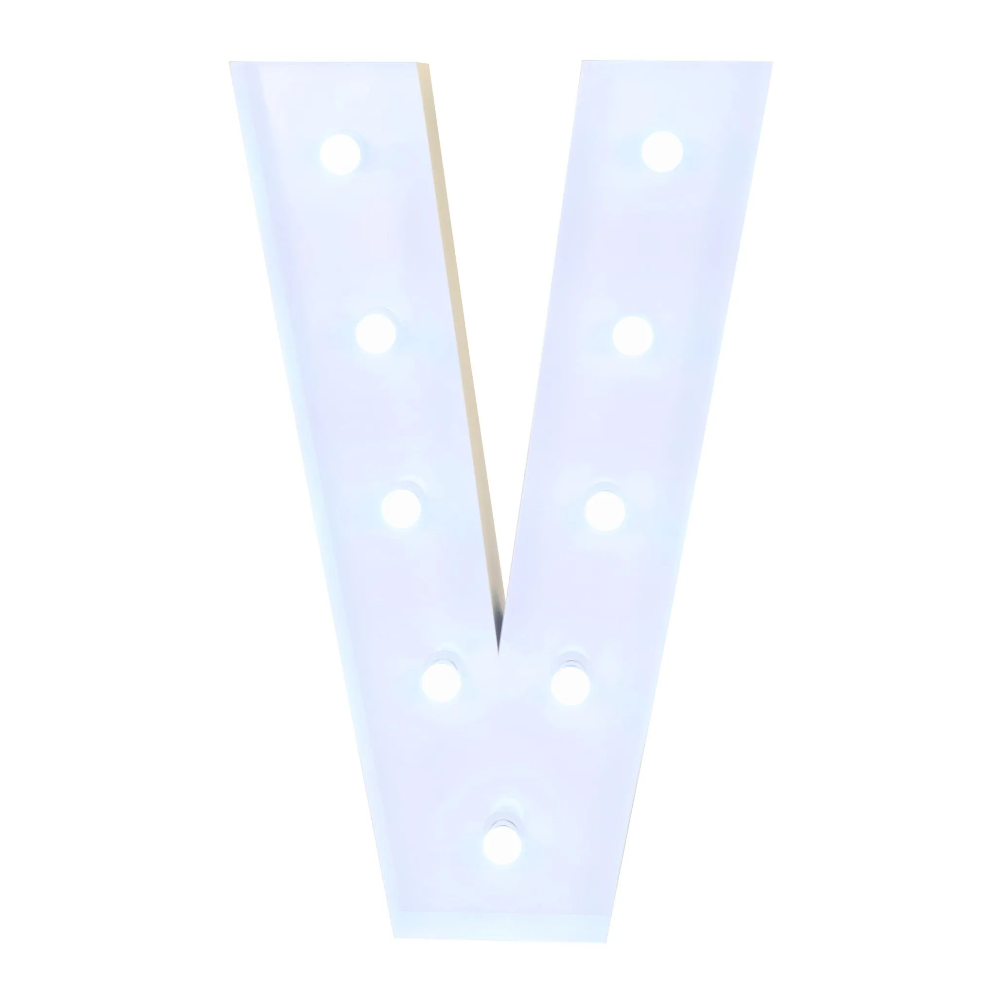 Large 4ft Tall LED Marquee Letter - V