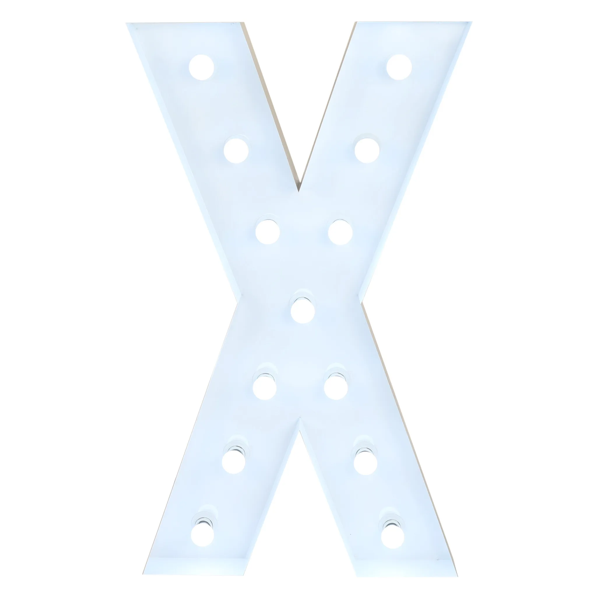 Large 4ft Tall LED Marquee Letter - X