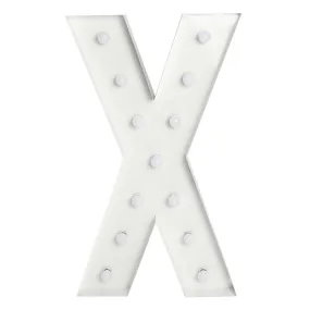 Large 4ft Tall LED Marquee Letter - X