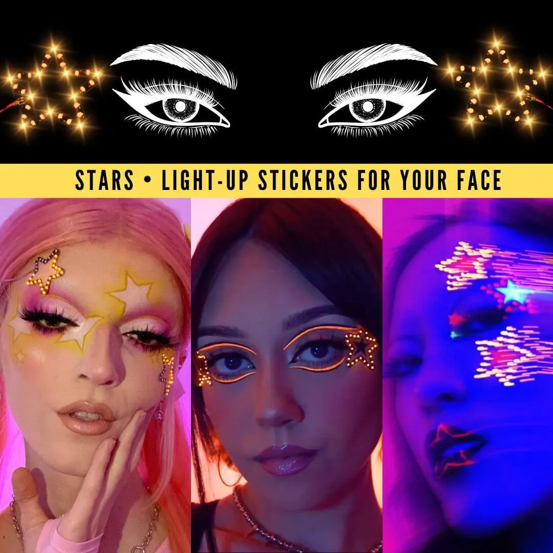 LED Face Stickers [1 Set]