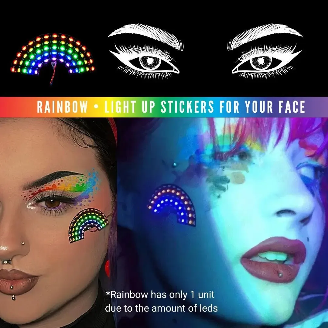 LED Face Stickers [1 Set]