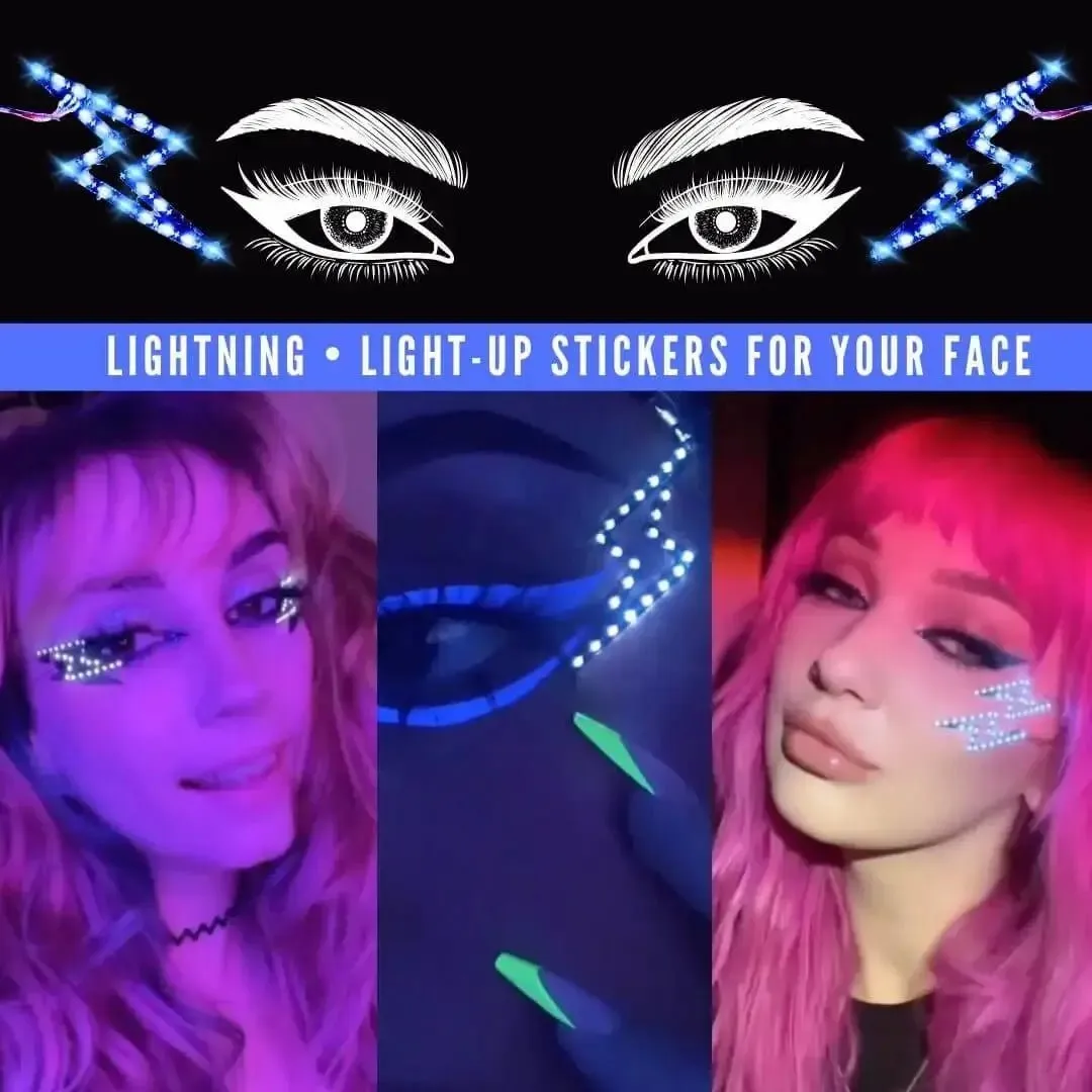 LED Face Stickers [1 Set]