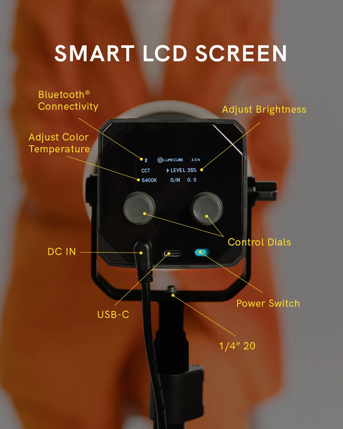 Lume Cube XL App-Controlled 60W RGB Mini COB LED Light