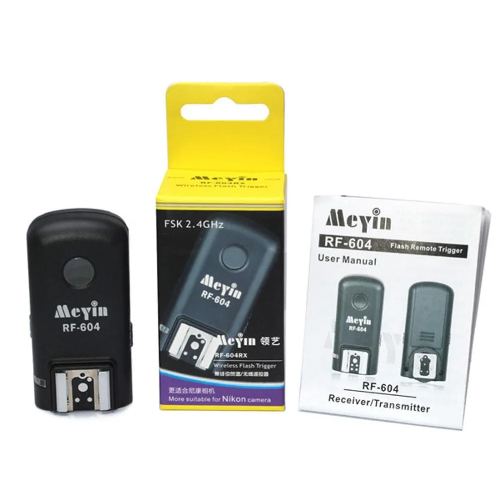 Meyin Flash Remote Trigger Tranceivers for Nikon RF-604 (Pair)