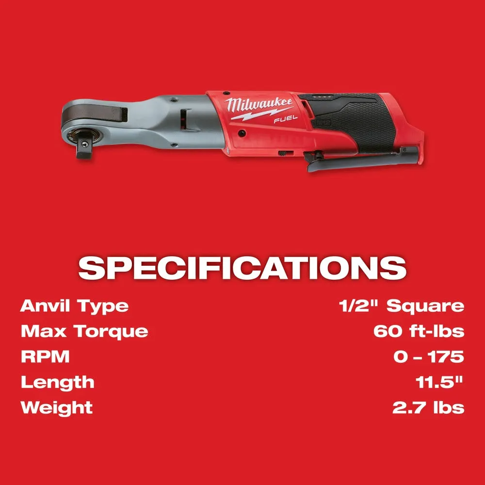 Milwaukee 2558-20 M12 FUEL 1/2" Ratchet Bare Tool