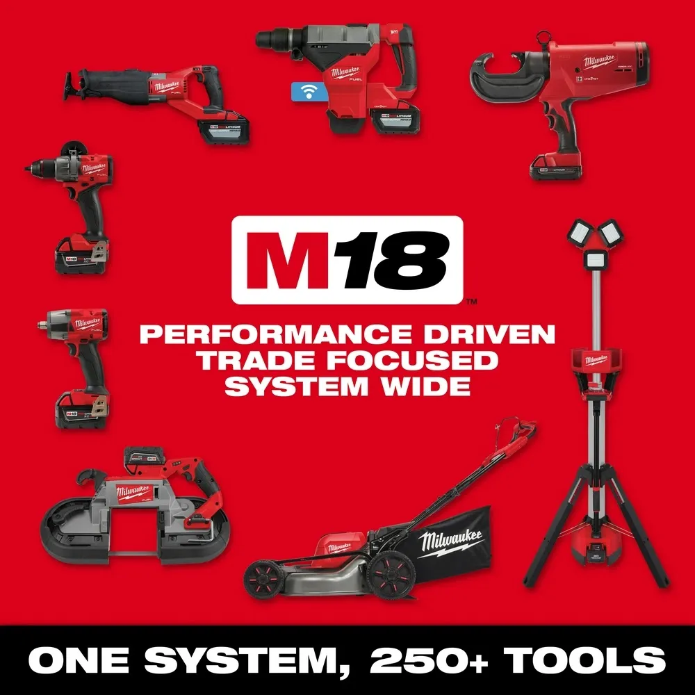 Milwaukee 2967-22GG M18 FUEL 1/2" HTIW w/ Friction Ring & Grease Gun Combo Kit