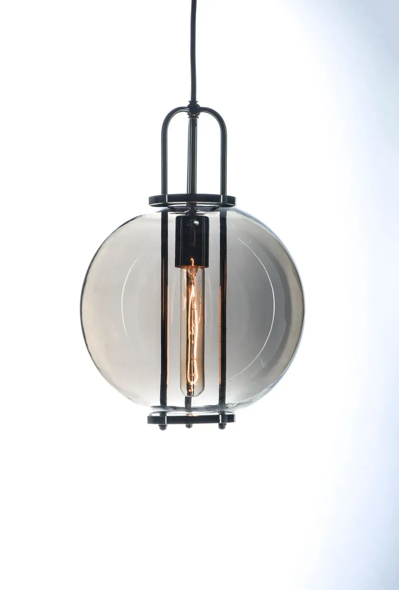 Minaret 10.5" Single Light Pendant in Polished Nickel