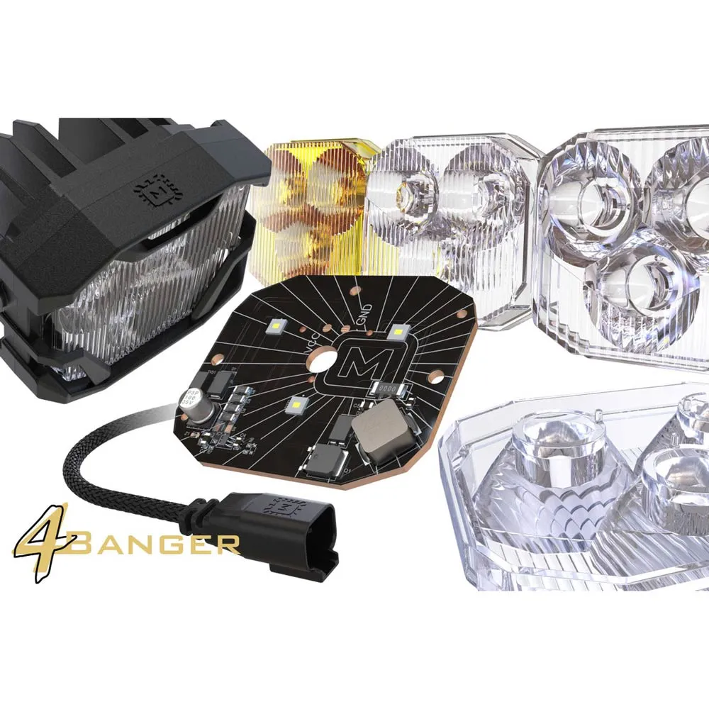 Morimoto - 4Banger LED Fog Lights - Toyota 4Runner (2010-2024), Tacoma (2012-2023), Tundra (2014-2021)