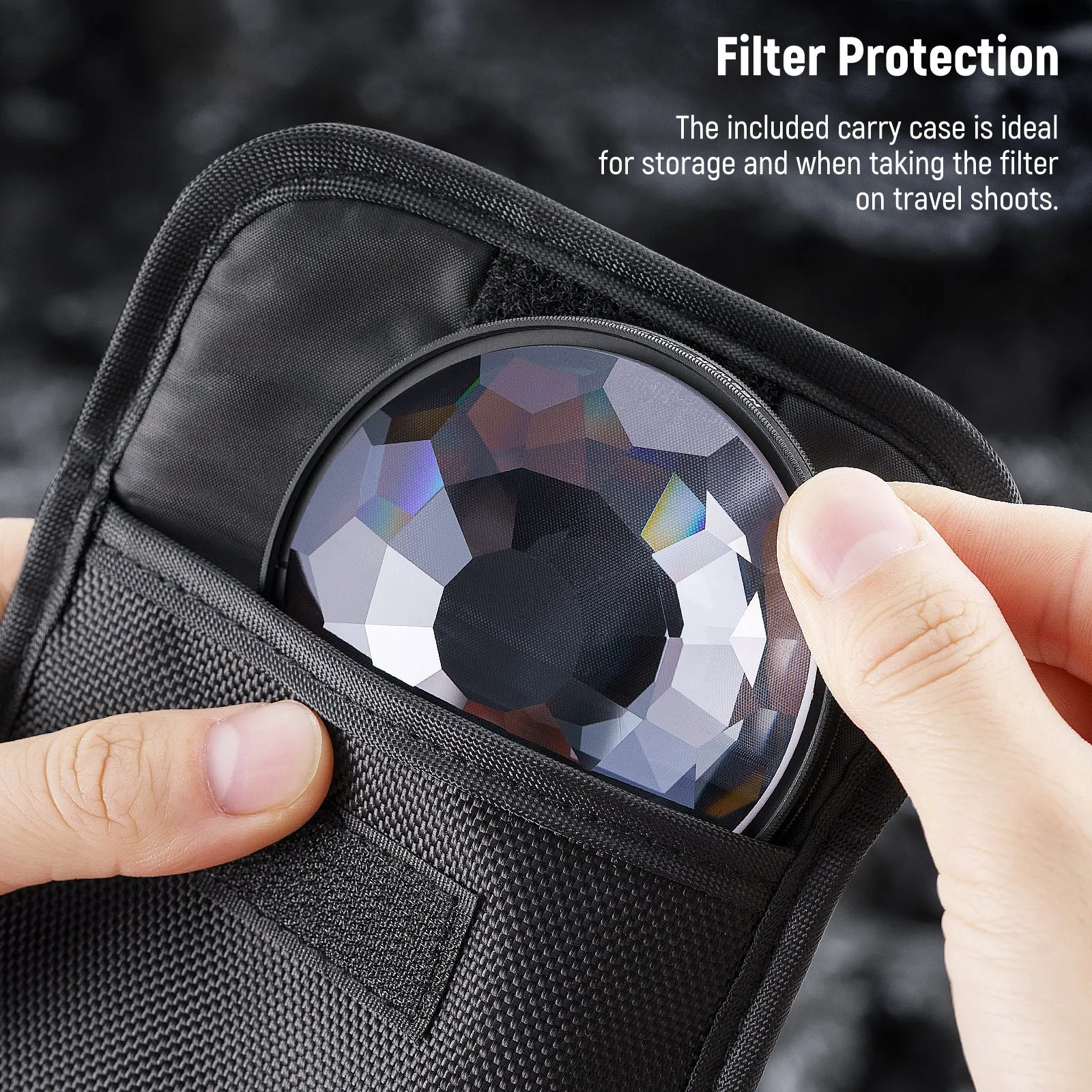 NEEWER FL-E1 Kaleidoscope Prism Lens Filter