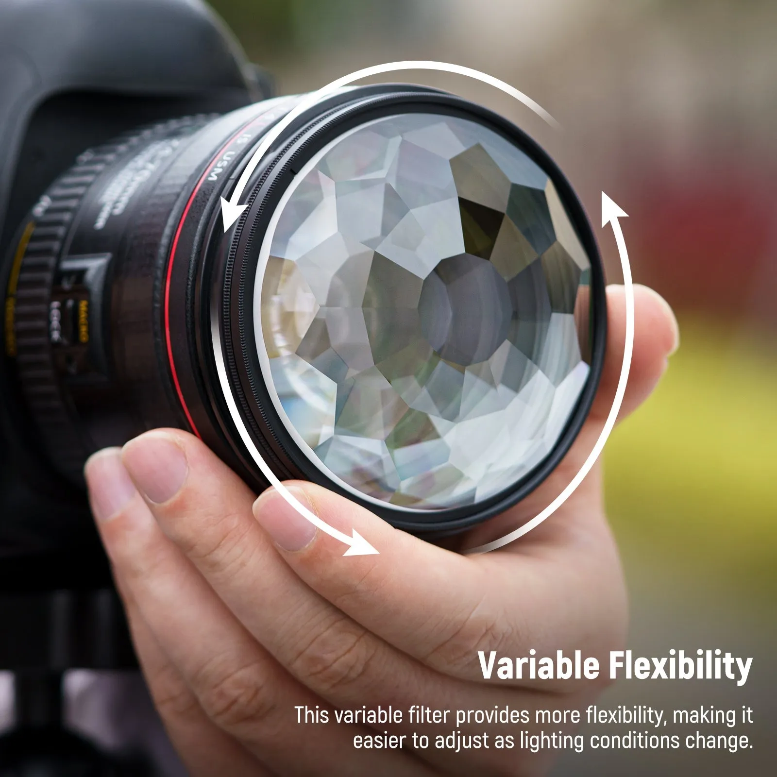 NEEWER FL-E1 Kaleidoscope Prism Lens Filter