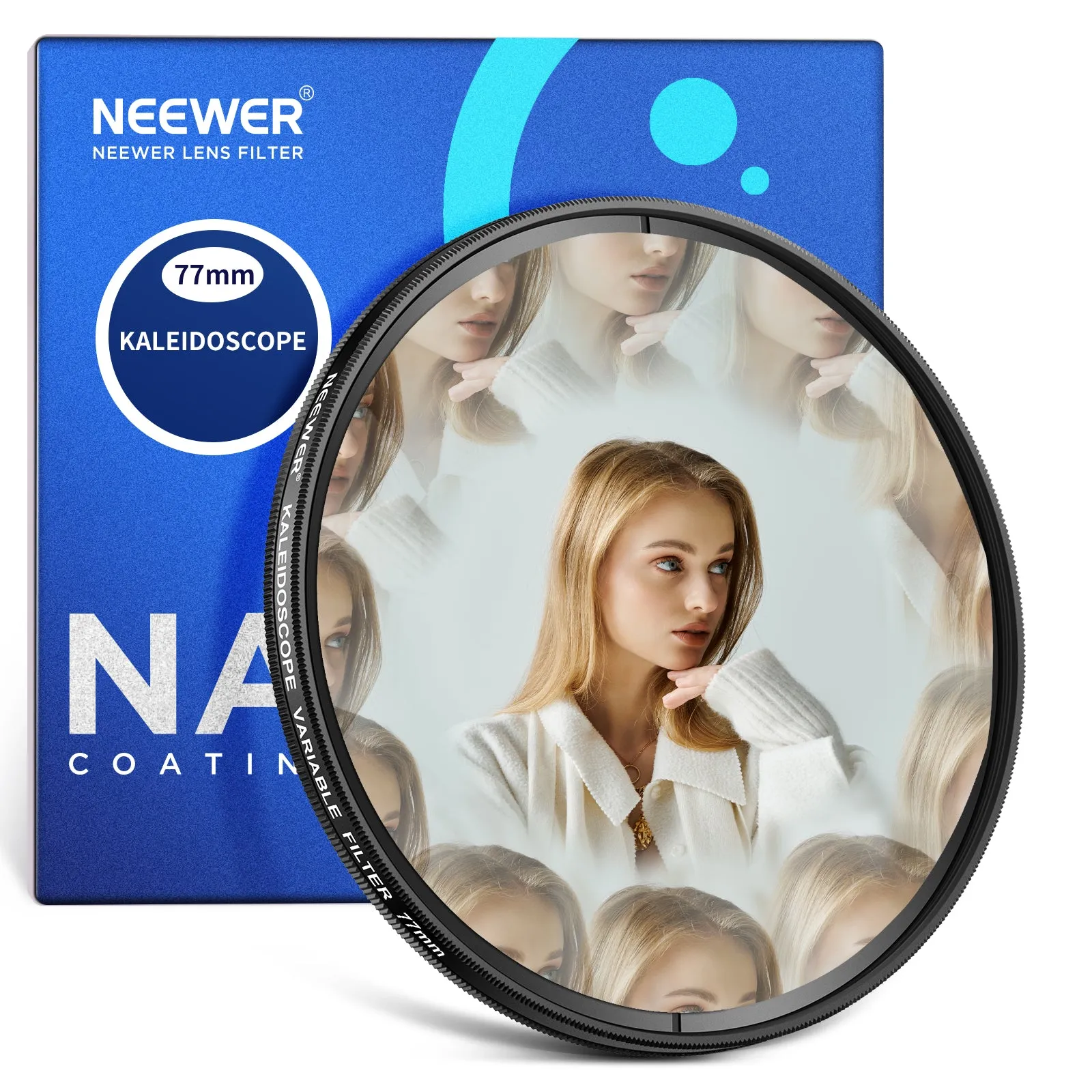 NEEWER FL-E1 Kaleidoscope Prism Lens Filter