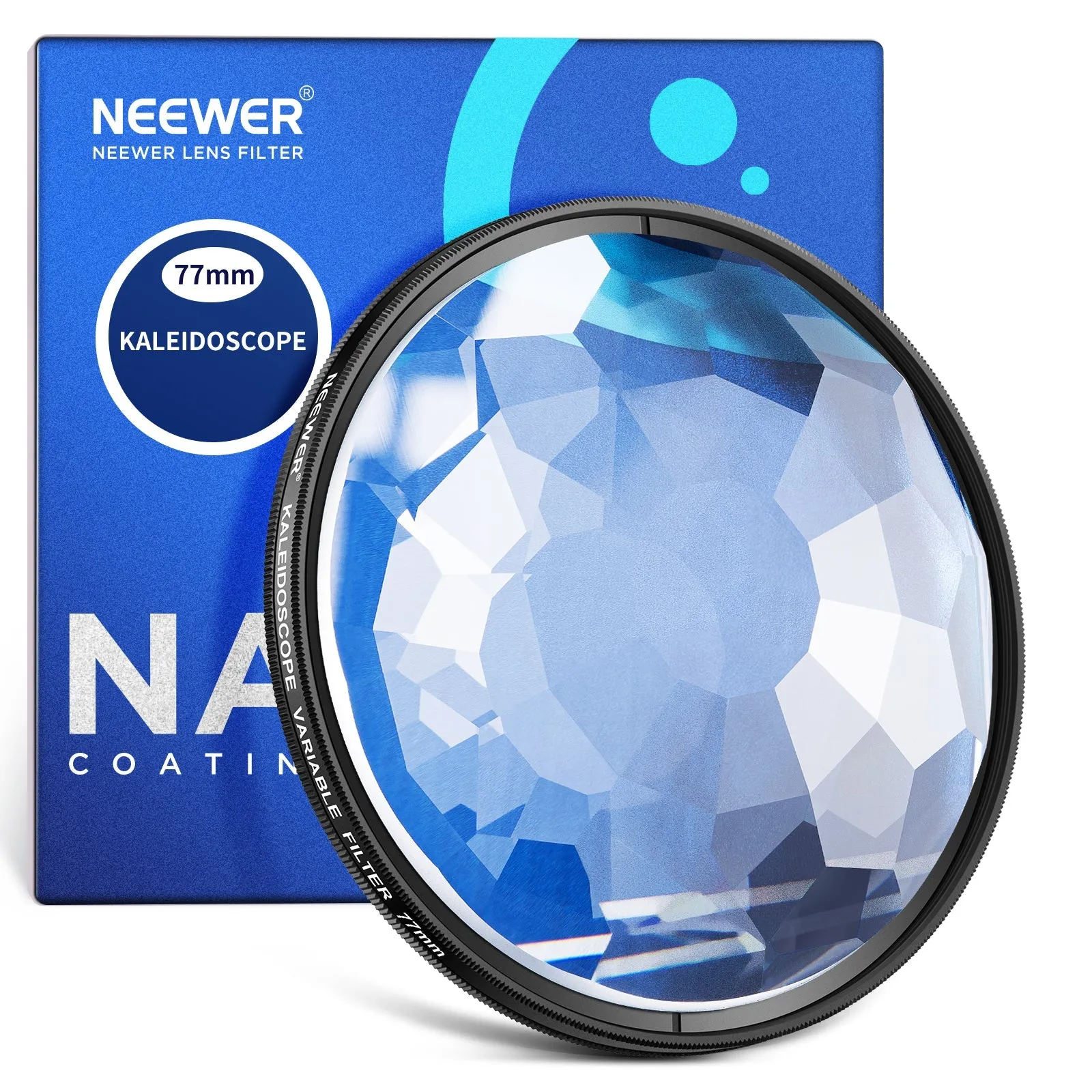 NEEWER FL-E1 Kaleidoscope Prism Lens Filter