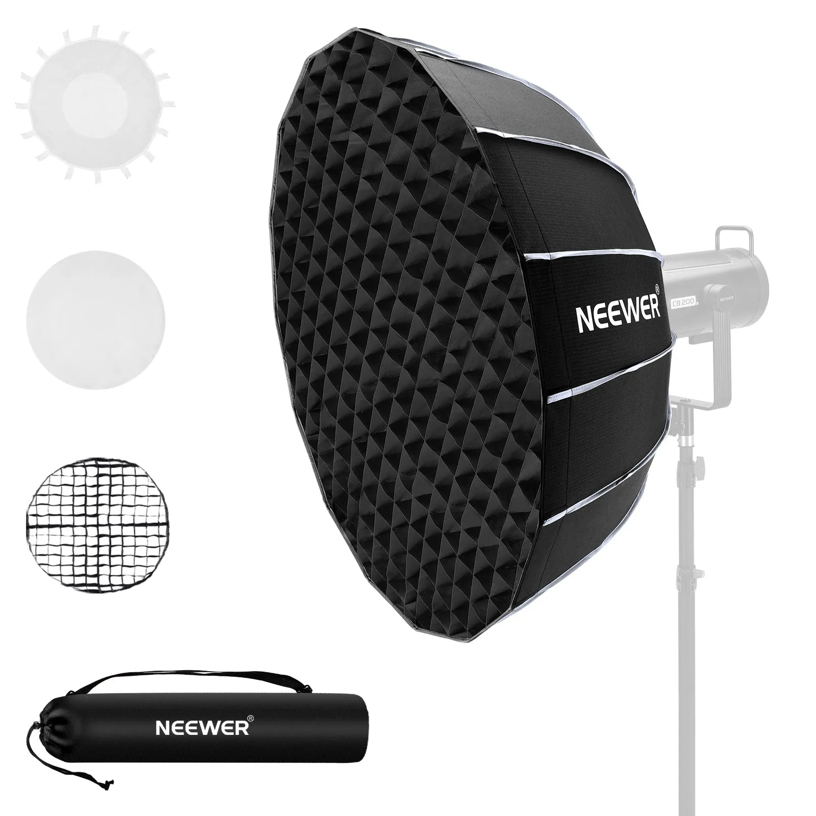 NEEWER NS85U 33.5"/85cm Softbox Parabolic Hexadecagon