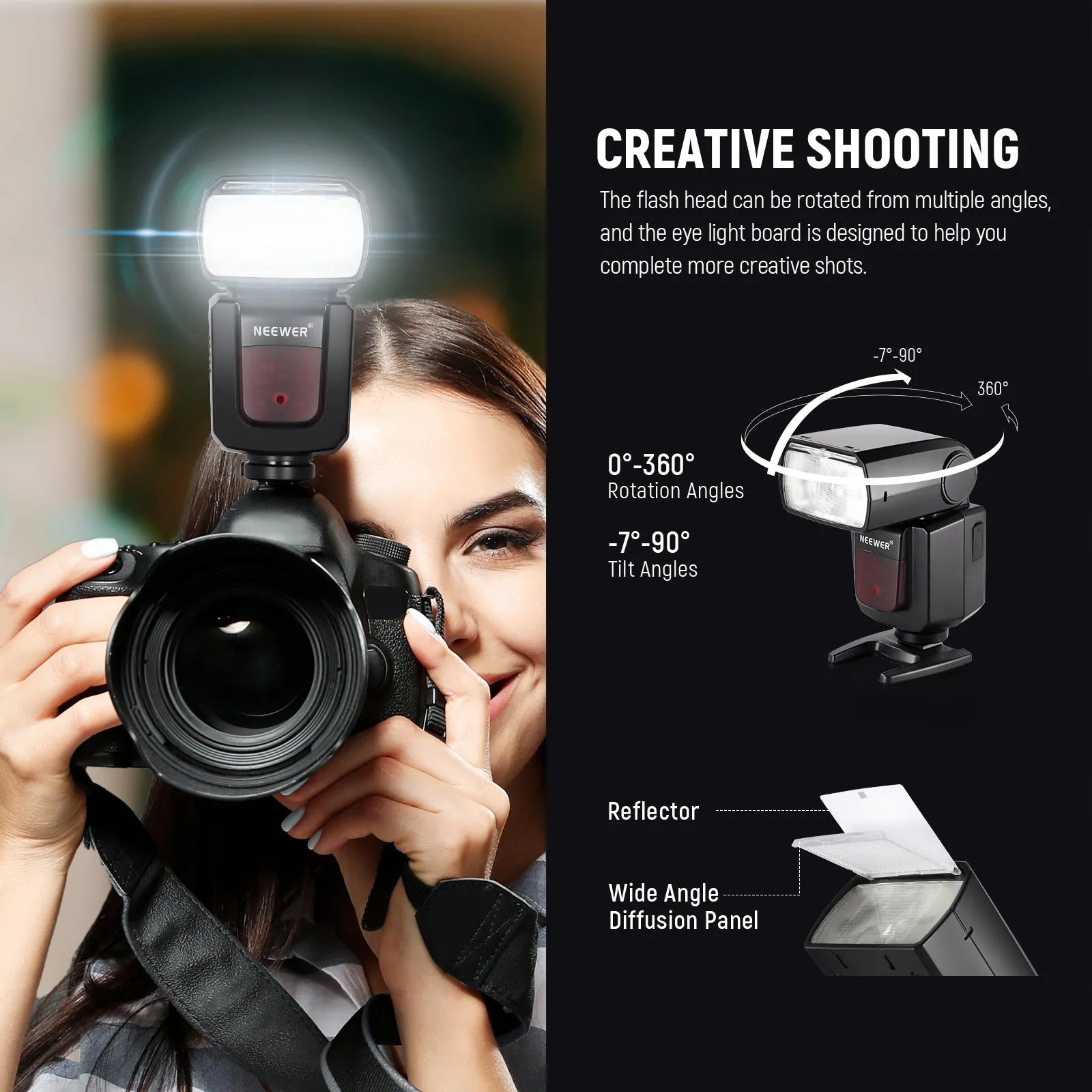 NEEWER NW665-C E-TTL II Speedlite Flash