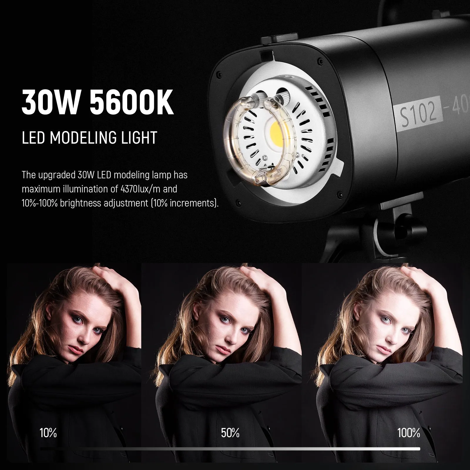 NEEWER S102-400W PRO Strobe Flash Light