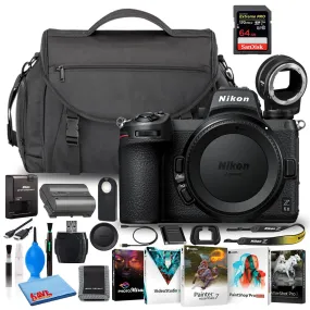 Nikon Z 6II Mirrorless Camera (Body Only) (International) 64GB SD   FTZ Bundle