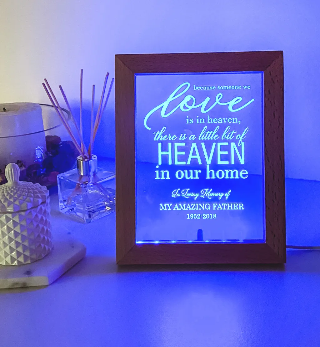 Personalised LED Photo Frame