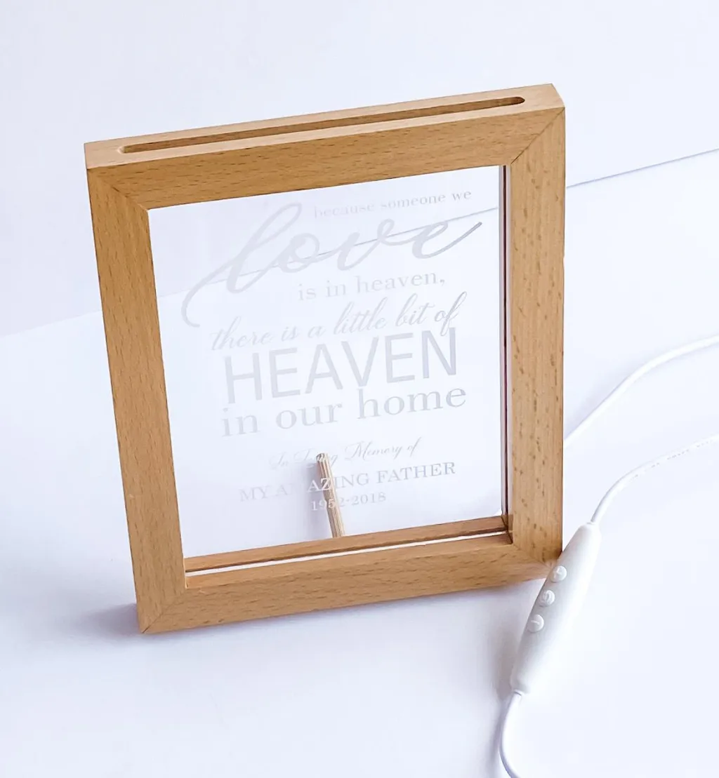 Personalised LED Photo Frame