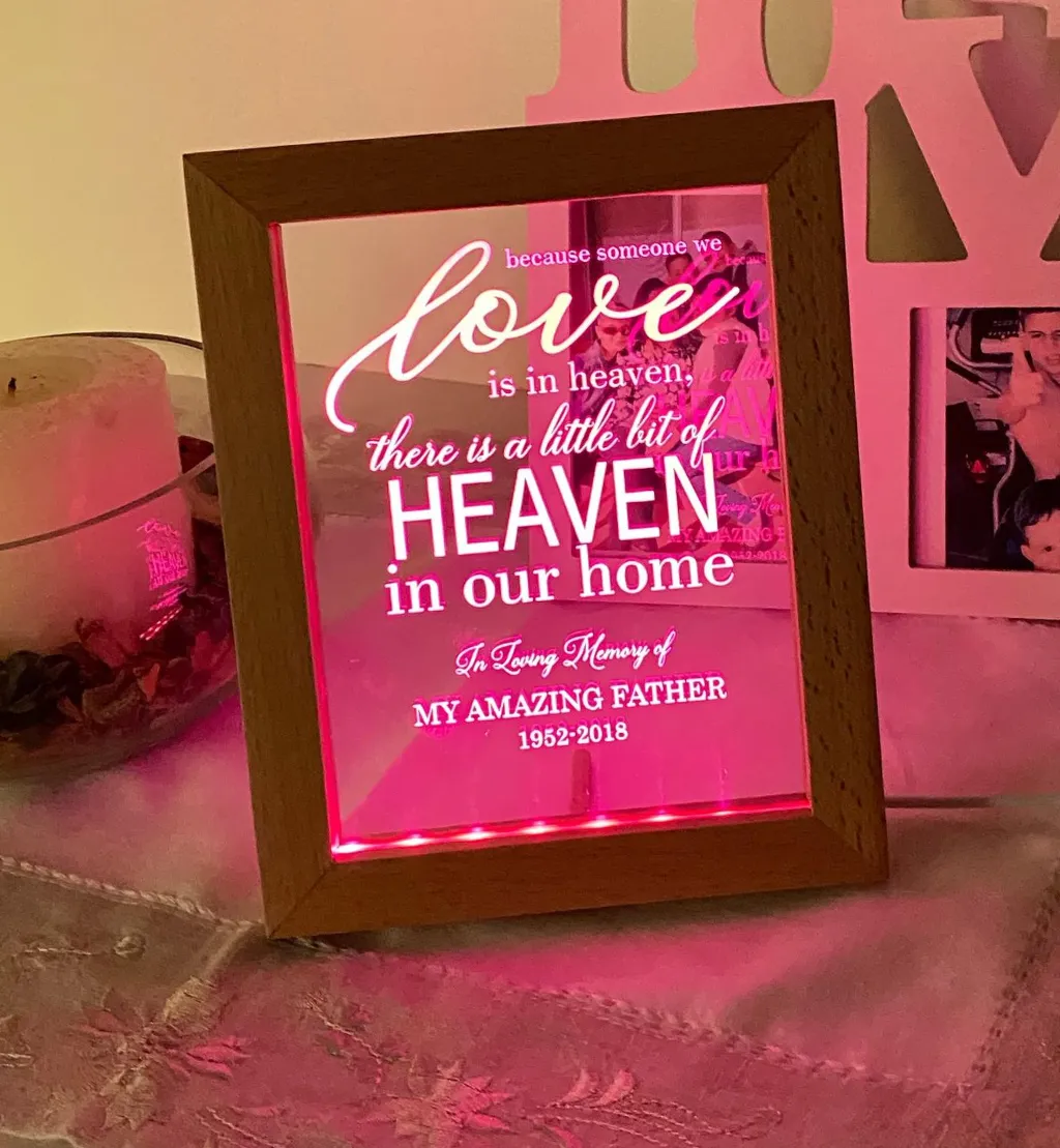 Personalised LED Photo Frame