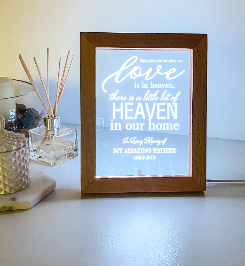 Personalised LED Photo Frame