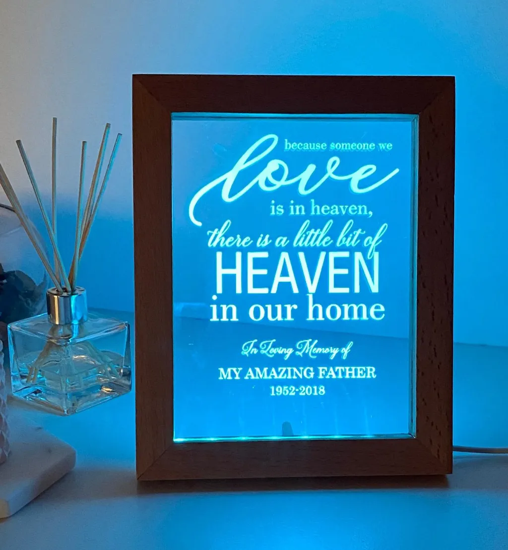 Personalised LED Photo Frame