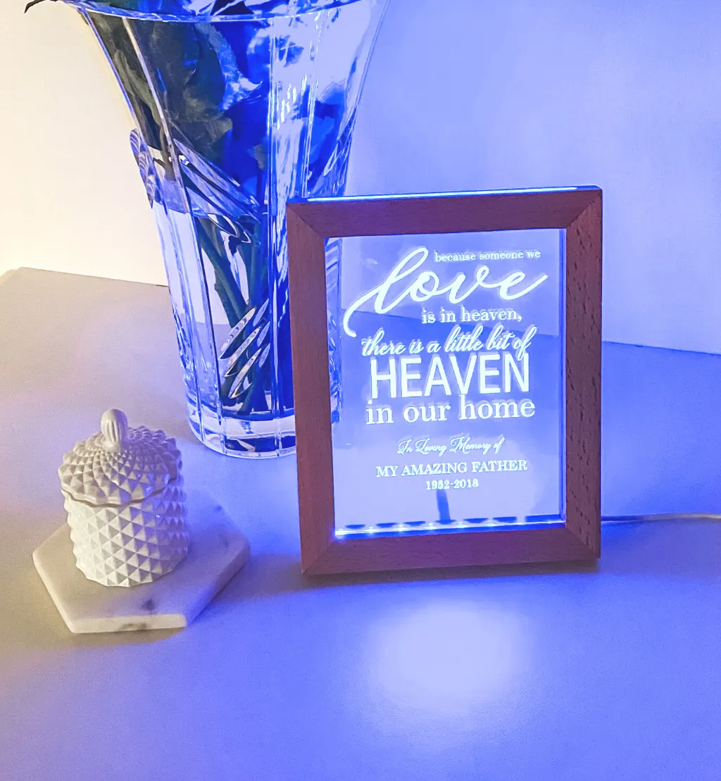 Personalised LED Photo Frame