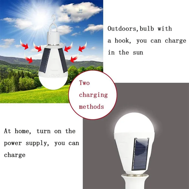 Rechargeable Bulb LED Solar 7watt & 12watt