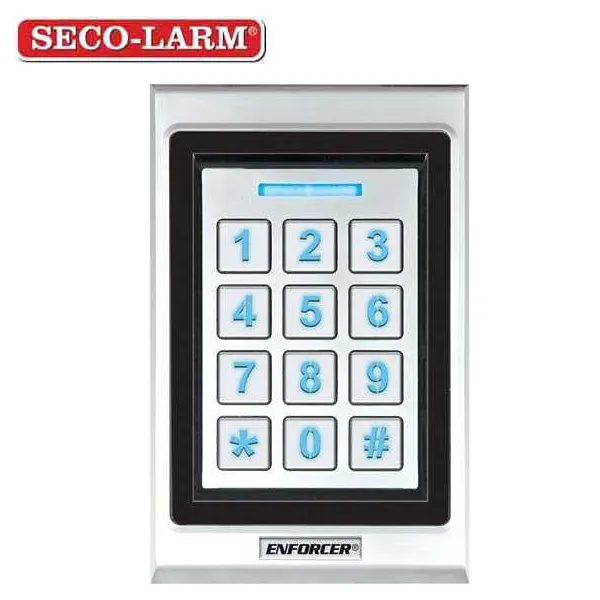 Seco-Larm - Access Control Digital Keypad - 1000 Users - Weatherproof - Metal Housing - w/ PROX Card Reader