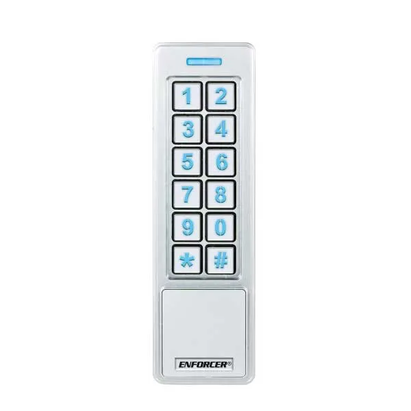 Seco-Larm - SK-B241-PQ - ENFORCER - Bluetooth / Prox - Access Control Digital Mullion Keypad & Reader - 1000 Users - Weatherproof - Vandal Resistant - Outdoor