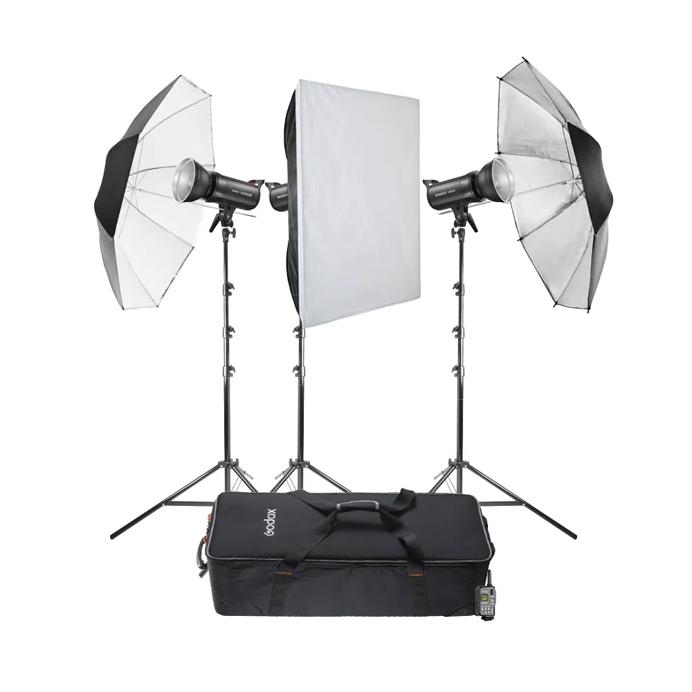 SK300II-V Trio of Studio Flashes Kit