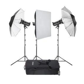 SK400II-V Trio of Studio Flashes Kit