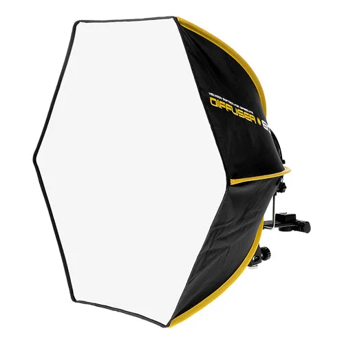 SMDV Diffuser 60 Smart Softbox Kit with Flash Wave III Radio Flash Trigger System- Professional 20x24" Rigid Softbox for Speedlight Flash