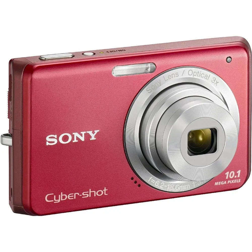 Sony Cyber-shot DSC-W180 Digital Camera (Red)