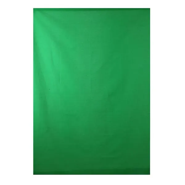 'Twitch Kit' Green Screen Cotton Muslin Background 1m x 1.45m (Backdrop Only)