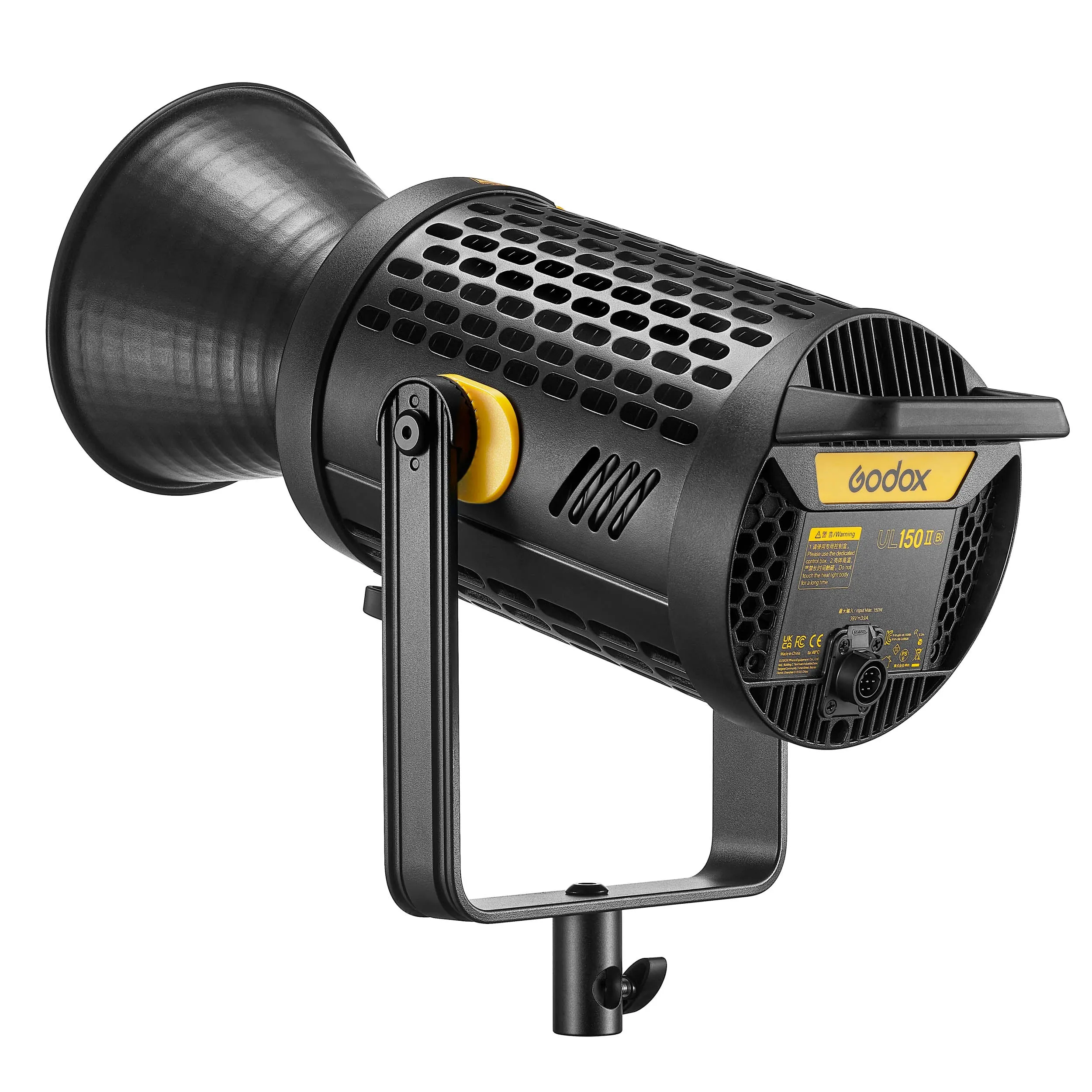 UL150IIBi 160W Studio Triple LED Lighting Heads Kit (S85T Softbox, FLS8 Fresnel Lens and Diffuser Ball)