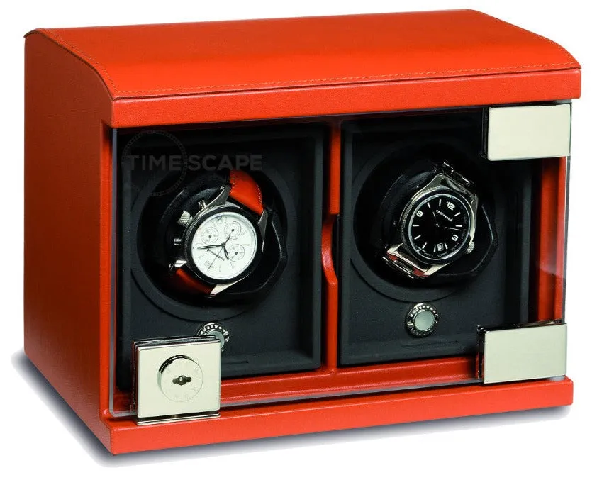 UNDERWOOD (LONDON) - Classic Leather 2-Unit Watch Winder | UN815/TAN