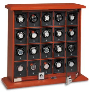 UNDERWOOD (LONDON) - Classic Leather 20-Unit Watch Winder | UN844/TAN