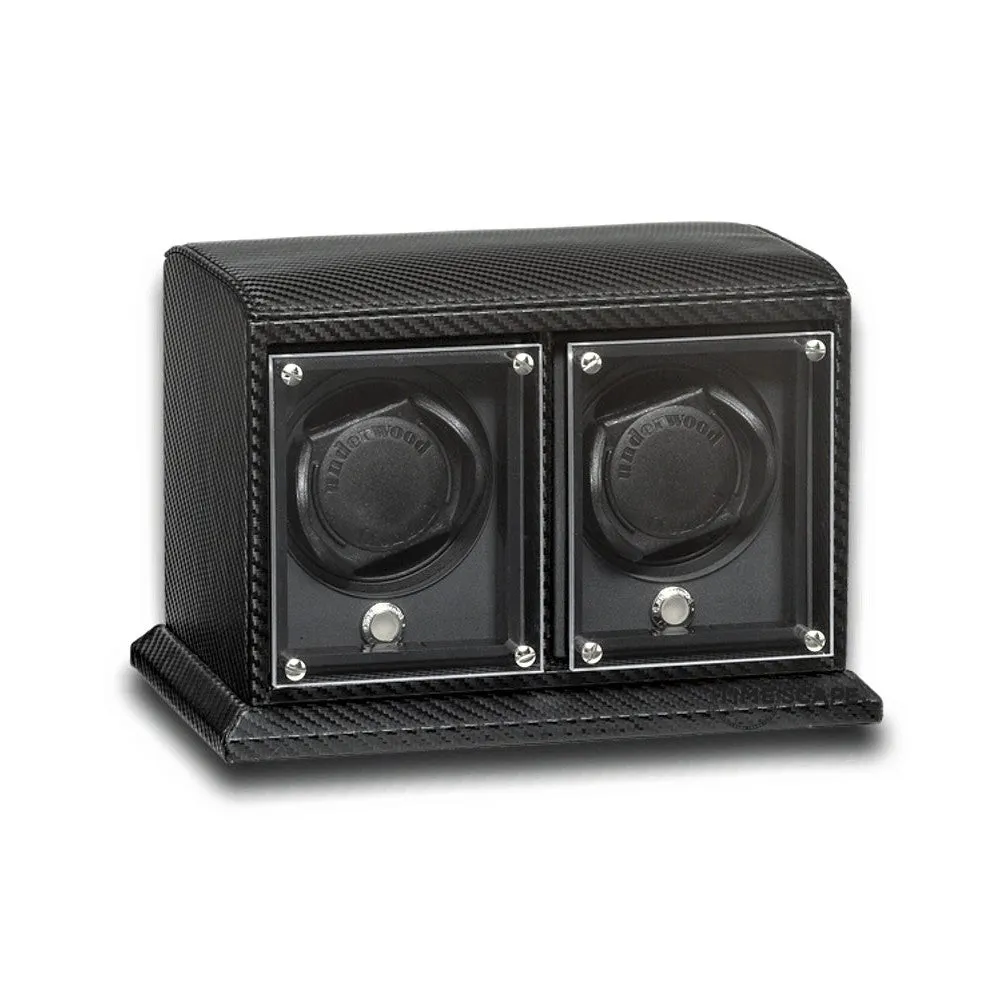 UNDERWOOD (LONDON) - EvO Carbon 2-Unit Watch Winder | UN9001/CF