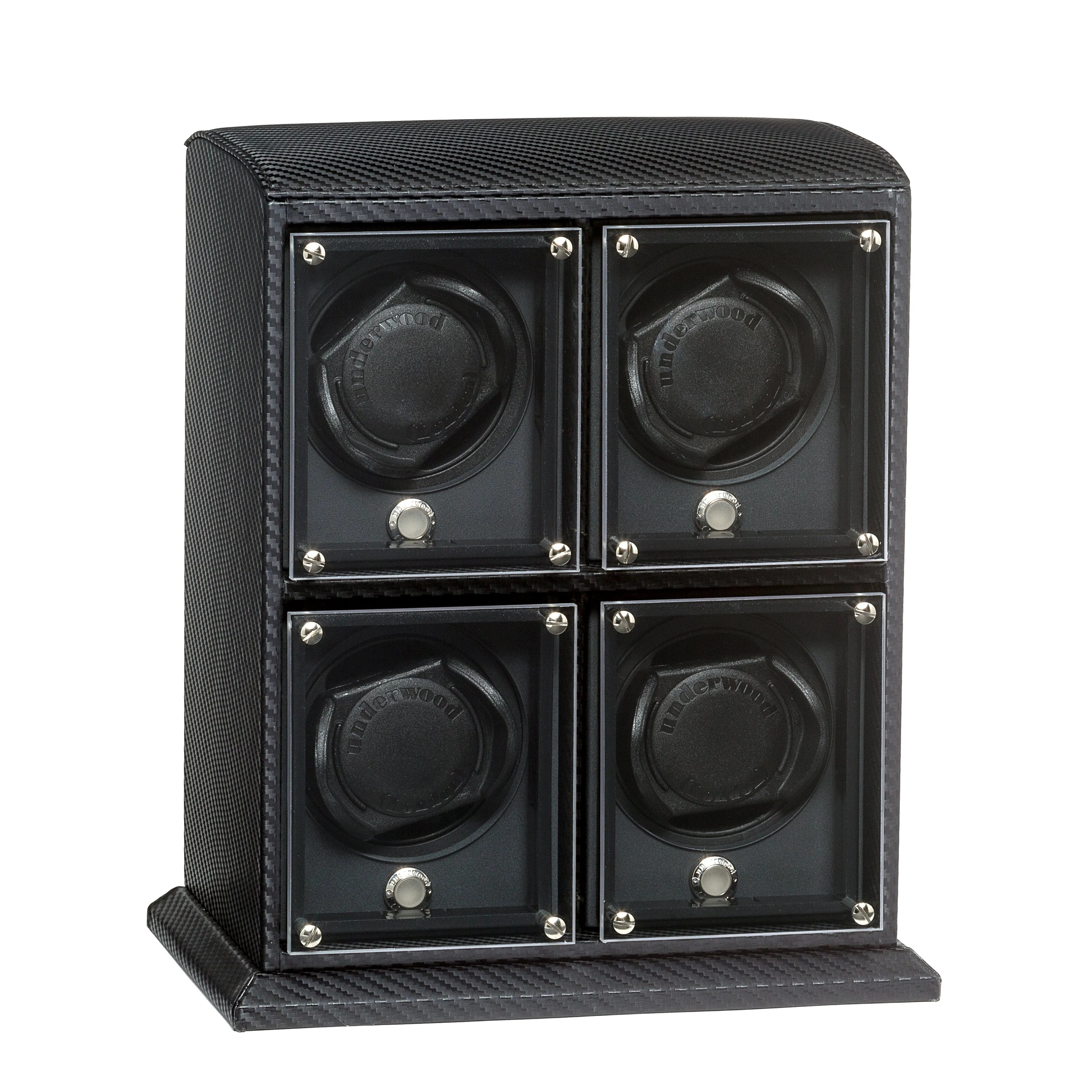 UNDERWOOD (LONDON) - EvO Carbon 4-Unit Watch Winder | UN9002/CF