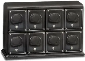 UNDERWOOD (LONDON) - EvO Leather 8-Unit Watch Winder | UN9006/BLK