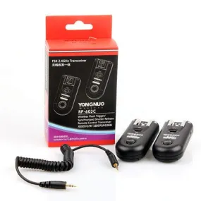 Yongnuo RF-603 C1 Wireless Flash Trigger for Canon (Pair)