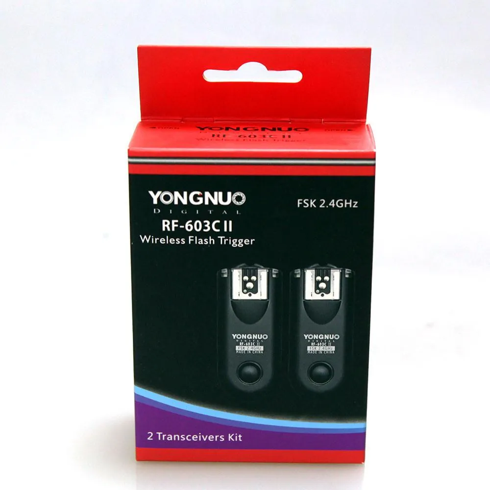 Yongnuo RF-603 II C3 Wireless Flash Speedlite Trigger Transceiver (Pair)