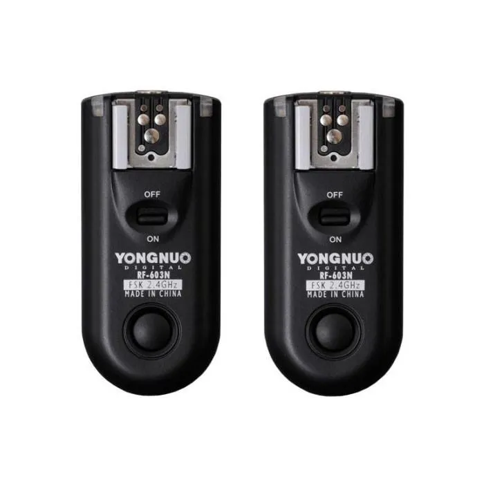 Yongnuo RF-603 N3 Wireless Flash Trigger (Pair)