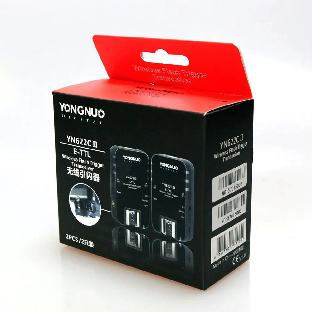 Yongnuo YN622C II Wireless Flash Trigger Transreceiver for Canon (Pair)