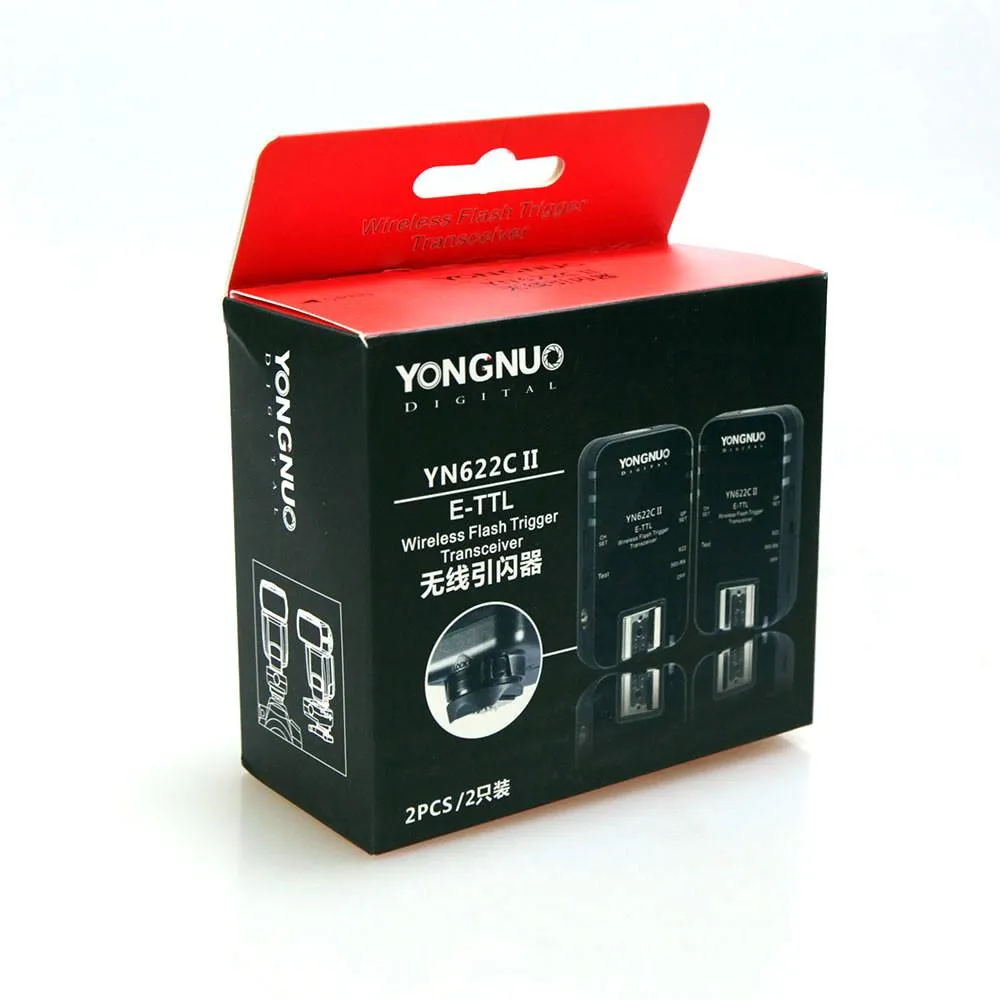 Yongnuo YN622C II Wireless Flash Trigger Transreceiver for Canon (Pair)